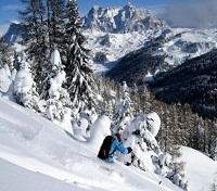 Skiing Marmolada Glacier