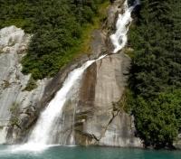 Waterfall in Tracy Arm Fjords