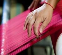 Hand checking Red Silk