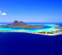Lagoon Surrounding Bora Bora