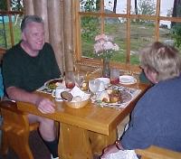 Errington's Wilderness Island Retreat - Cottage Bedroom - Dining