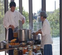Chef Jamie Kennedy in action