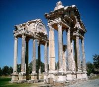 Tetrapylon in Aphrodisias Tetrapylon in Aphrodisias
