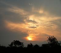 Sunset over Timbavati