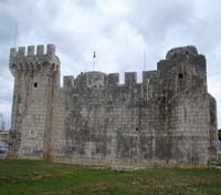 The castle of Camerlengo in Trogir The castle of Camerlengo in Trogir