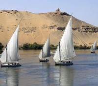 Feluccas on the Nile