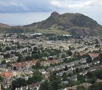 Arthur's Seat viewed from Blackford Hil