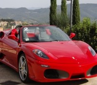 Ferrari in the hills