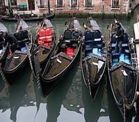 Gondola's in Venice
