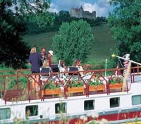 Enjoy the passing countryside from the sun deck Enjoy the passing countryside from the sun deck