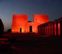 Sound and Light show at Philae