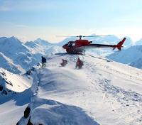 Heli-snowshoeing