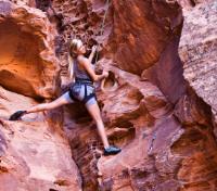 Ramon Crater Rappelling