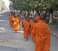 Monks in the Early Morning Hours
