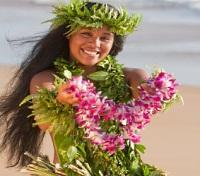 Fresh Flower Lei Greeting 