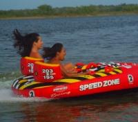 Speed Boating at Lamanai Lodge