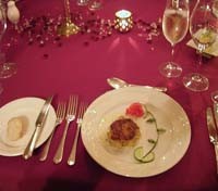 Dinner onboard Dinner onboard