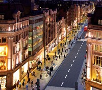 Oxford Street at Night Oxford Street at Night