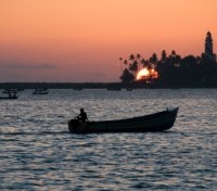Sunset at Kollam