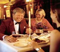 Dinner on board The Royal Scotsman 