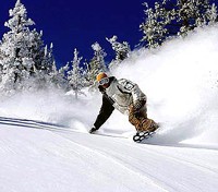 Snowboarding in Jackson Hole