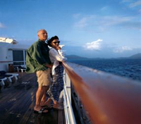 Couple at Railing