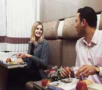 Cabin onboard Abela Train