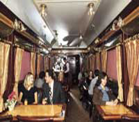 Lounge/Dining onboard Abela Train