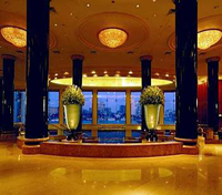 Lobby at the Grand Hyatt, Cairo