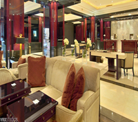 Lobby at the Hyatt Regency, Casablanca