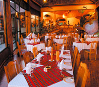 Dining at Tarangire Sopa Lodge