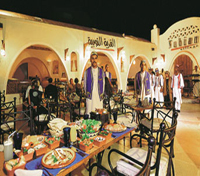 Dining at Le Meridien Pyramids