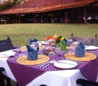 Dining at the Voyager Ziwani