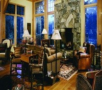 Cathedral Mountain Lodge Sitting Room