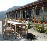 Gurung Lodge Outdoor Dining