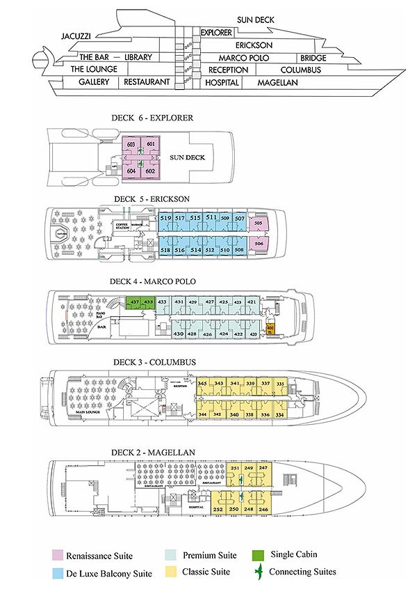 Explorer II Deck Plan