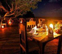 Dining out on the patio
