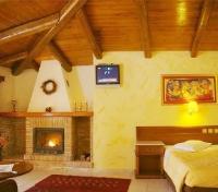 Suite with fireplace
