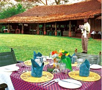 Dining at Samburu Intrepids