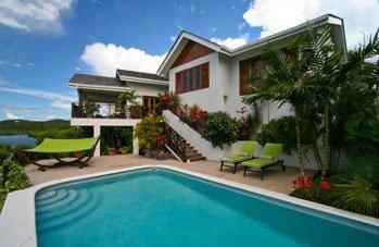 Villa pool and veranda