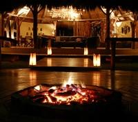 Bonfire at Camp Kwando