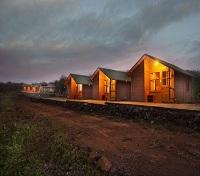 Floreana Lodge by night