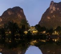 Night Fall on Yangshou Resort