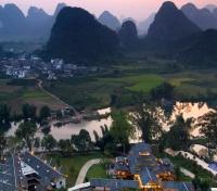 Dusk on Yangshou Resort