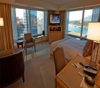 Pan Pacific Vancouver Hotel Room