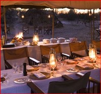 Savute Under Canvas Dining