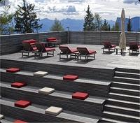 Vigilius Mountain Resort Outdoor Lounge Area