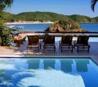 Pool Deck with Beach View