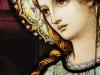Stained Glass Virgin Mary Close Up