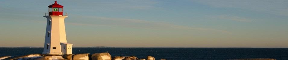 Canada Nova Scotia Peggys Cove Lighthouse